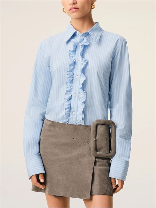 Fitted shirt with jabot AMI PARIS | FSH821CO02194844